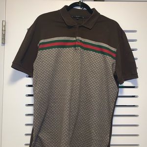 Gucci polo shirt brown